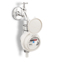 Zapfventilwasserzähler GWZ 3 ML +m Q3= 2,5m³/h